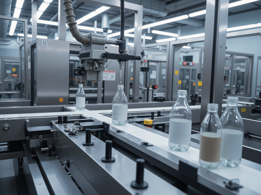 包装机械产品设计,自动化生产线,现代化厂房环境